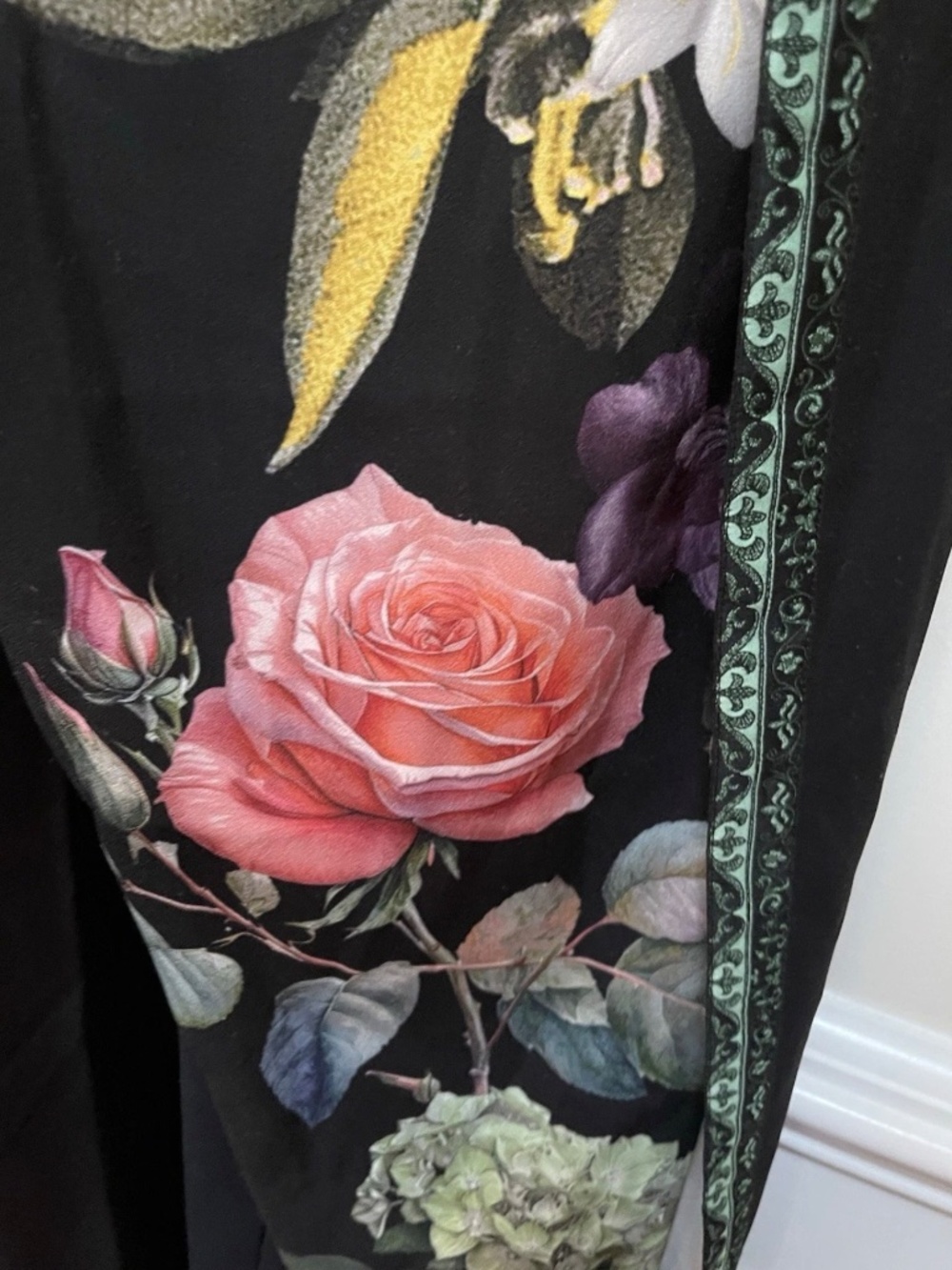 Alice + Olivia Berna Floral Strapless Jumpsuit In The Wind Side Split Leg 10 NWT - Picture 13 of 16